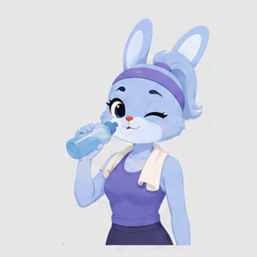 Hydrated and unbothered.